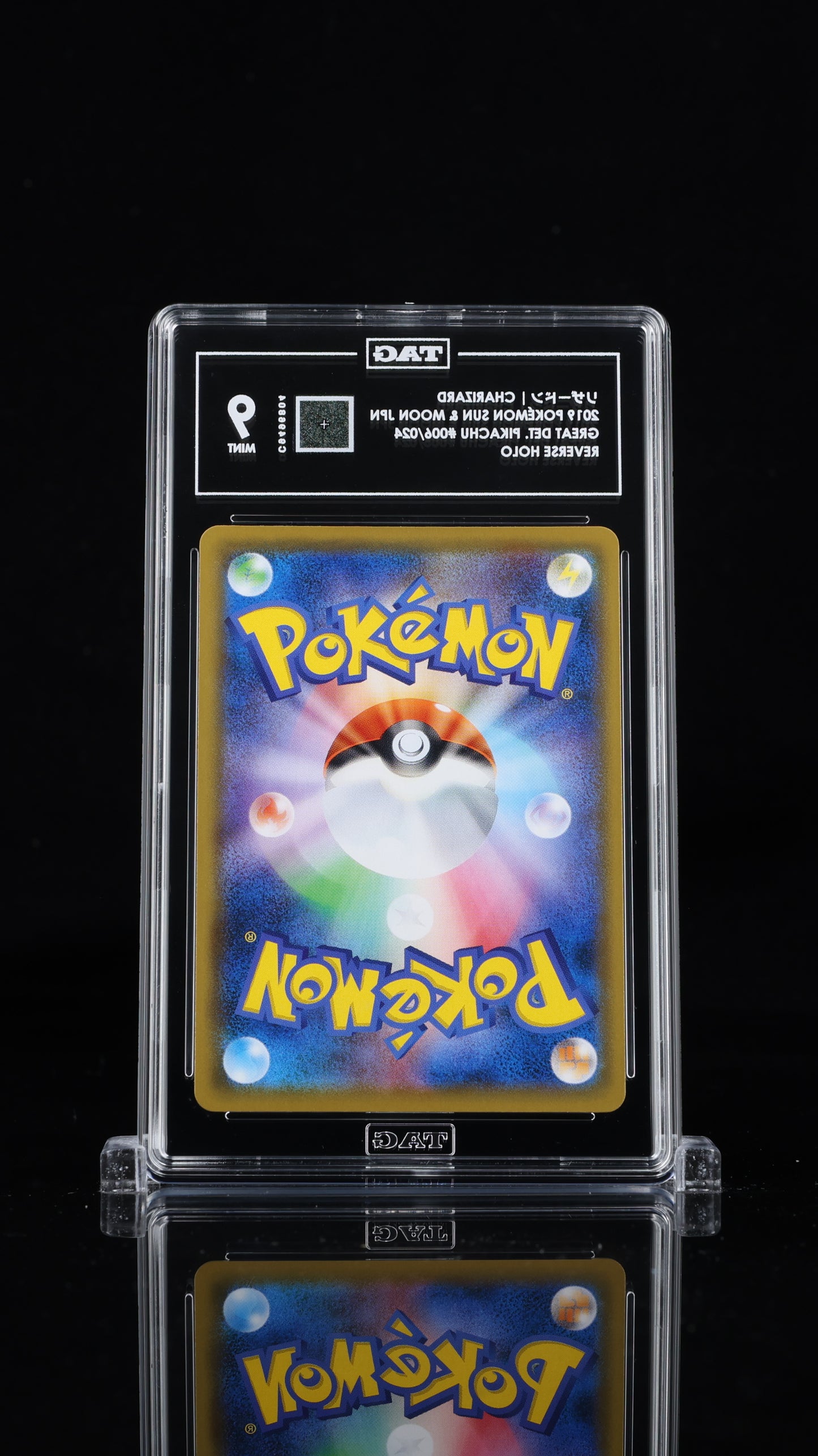 Pokemon JP 2019 Charizard 006/024 - Great Detective Pikachu Rev. Holo - TAG 9