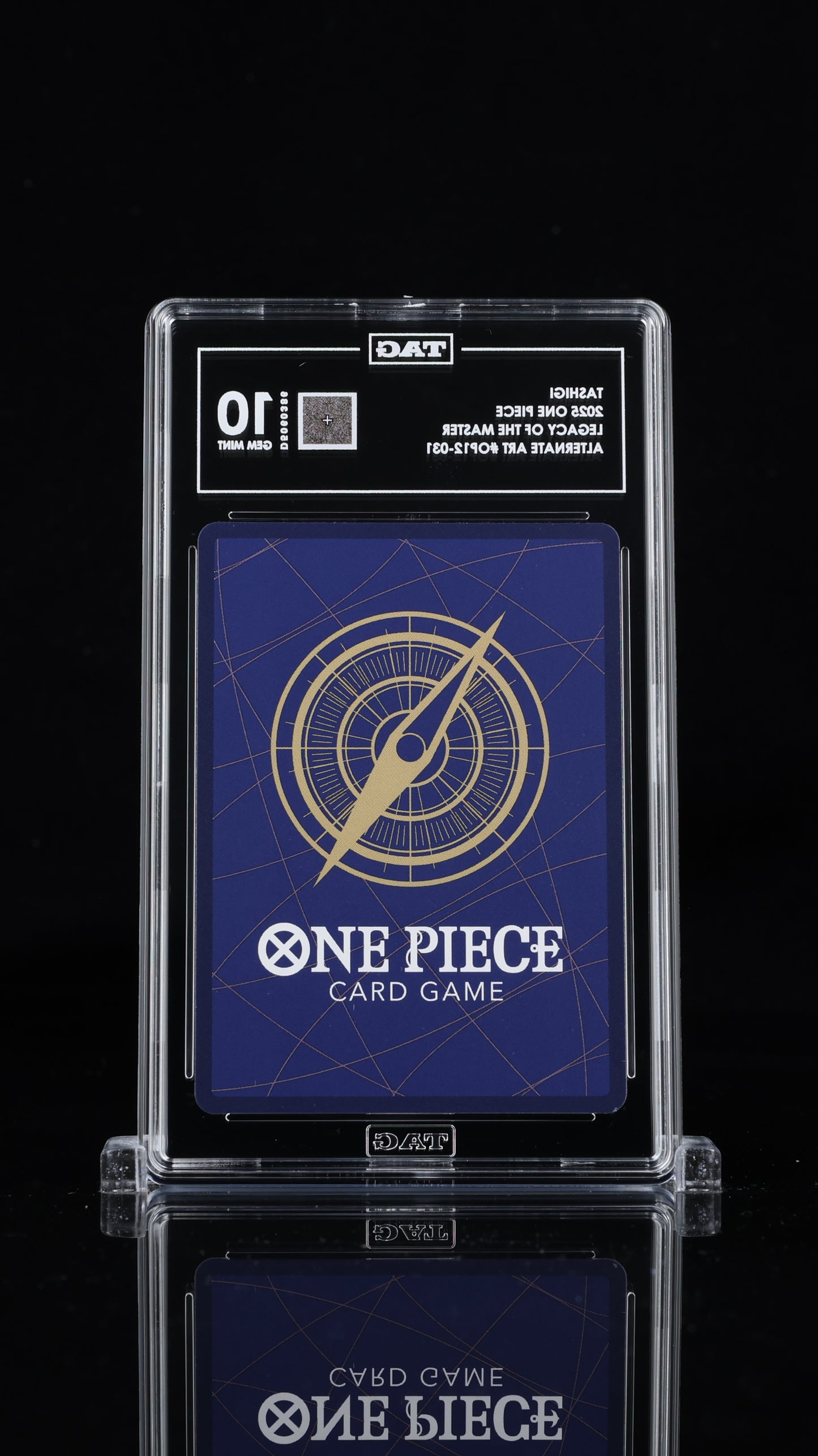 One Piece 2025 Tashigi OP12-031 R Alt Art - TAG 10