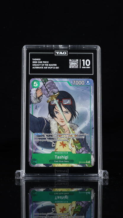 One Piece 2025 Tashigi OP12-031 R Alt Art - TAG 10