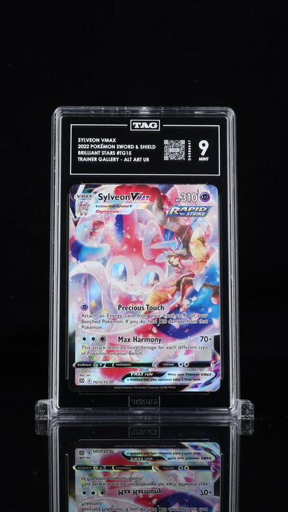 Pokemon 2022 Sylveon VMAX TG15/TG30 - Brilliant Stars - TAG 9