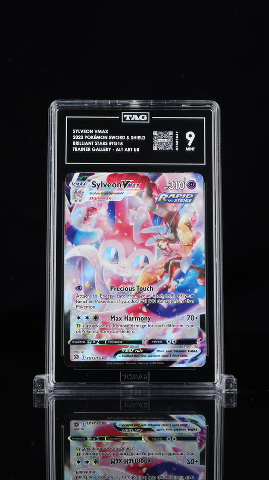 Pokemon 2022 Sylveon VMAX TG15/TG30 - Brilliant Stars - TAG 9