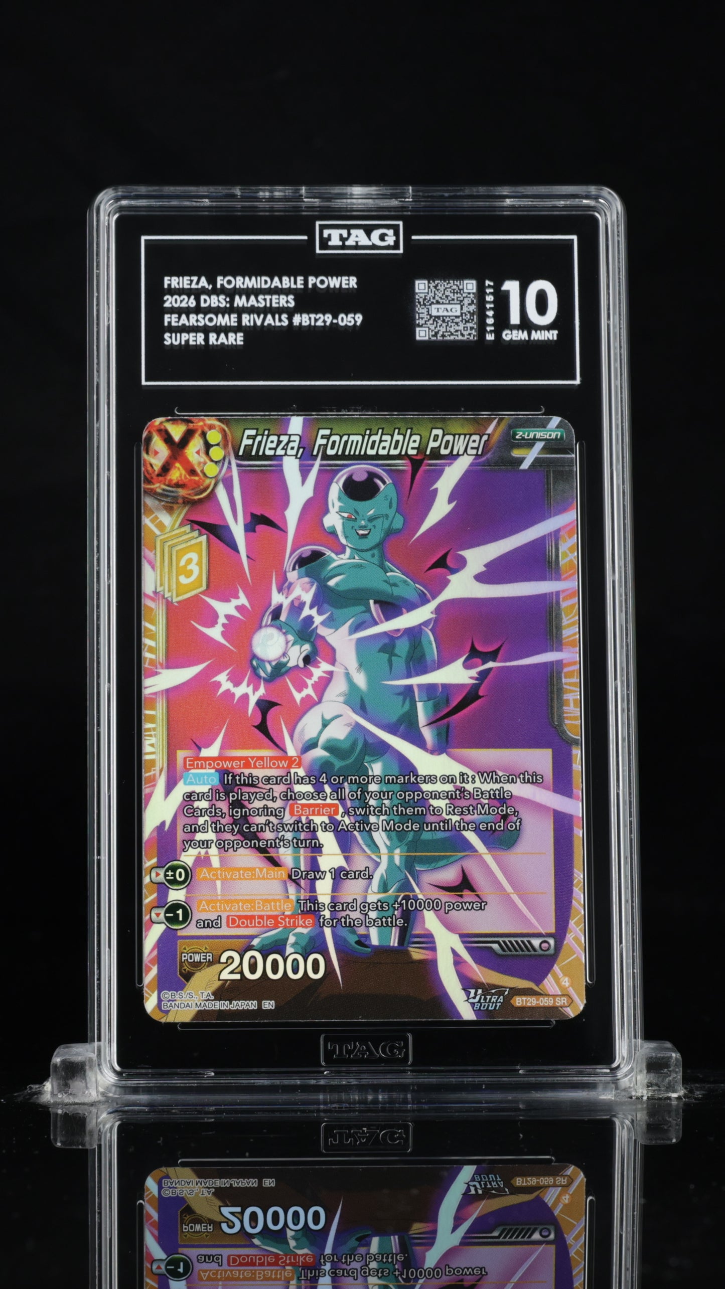 DBSM 2026 Frieza, Formidable Power - Fearsome Rivals - BT29-059 - SR - TAG 10