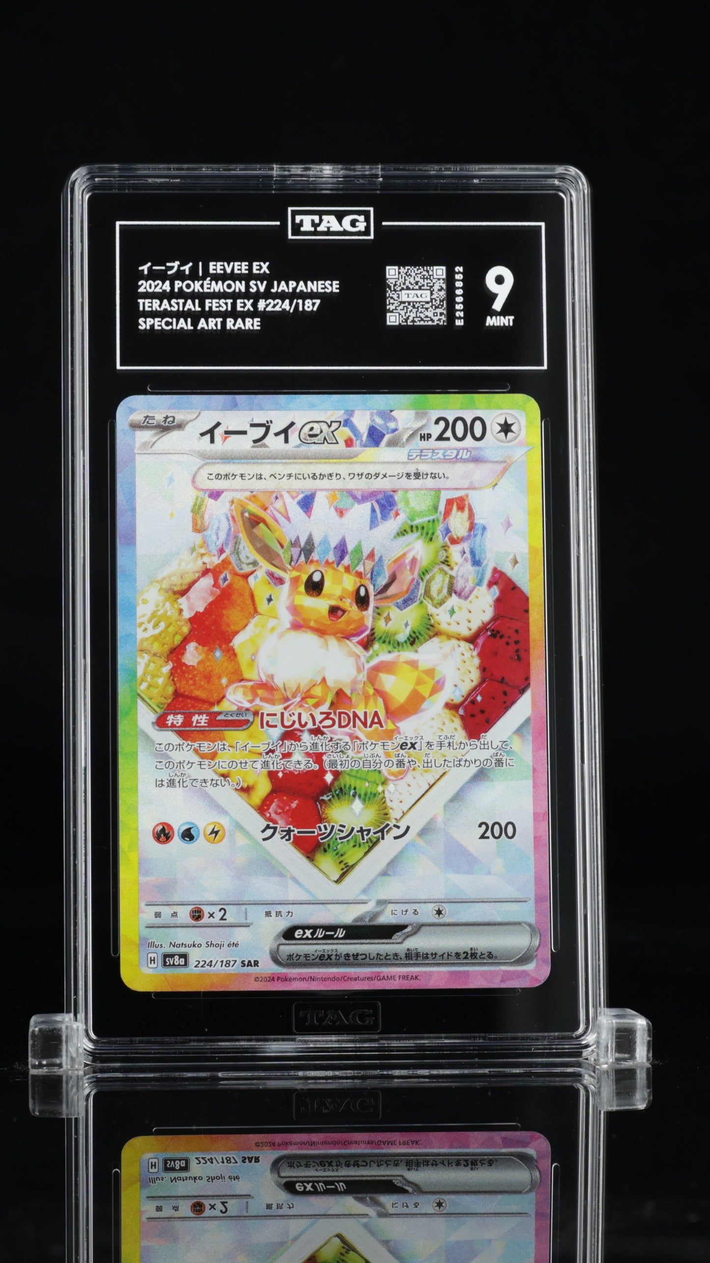 Pokemon 2024 JP Eevee ex - Terastal Fest ex - Special Art Rare - TAG 9