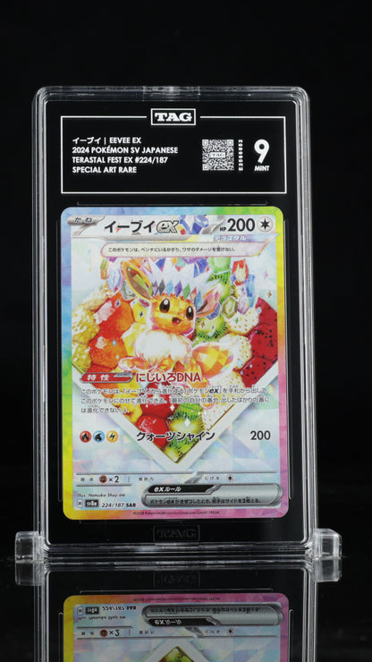 Pokemon 2024 JP Eevee ex - Terastal Fest ex - Special Art Rare - TAG 9