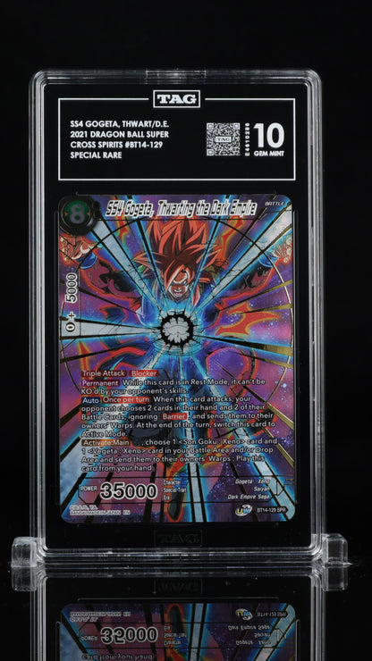 Dragon Ball Super 2021 SS4 Gogeta, Thwart/D.E. SR - Cross Spirits - TAG 10