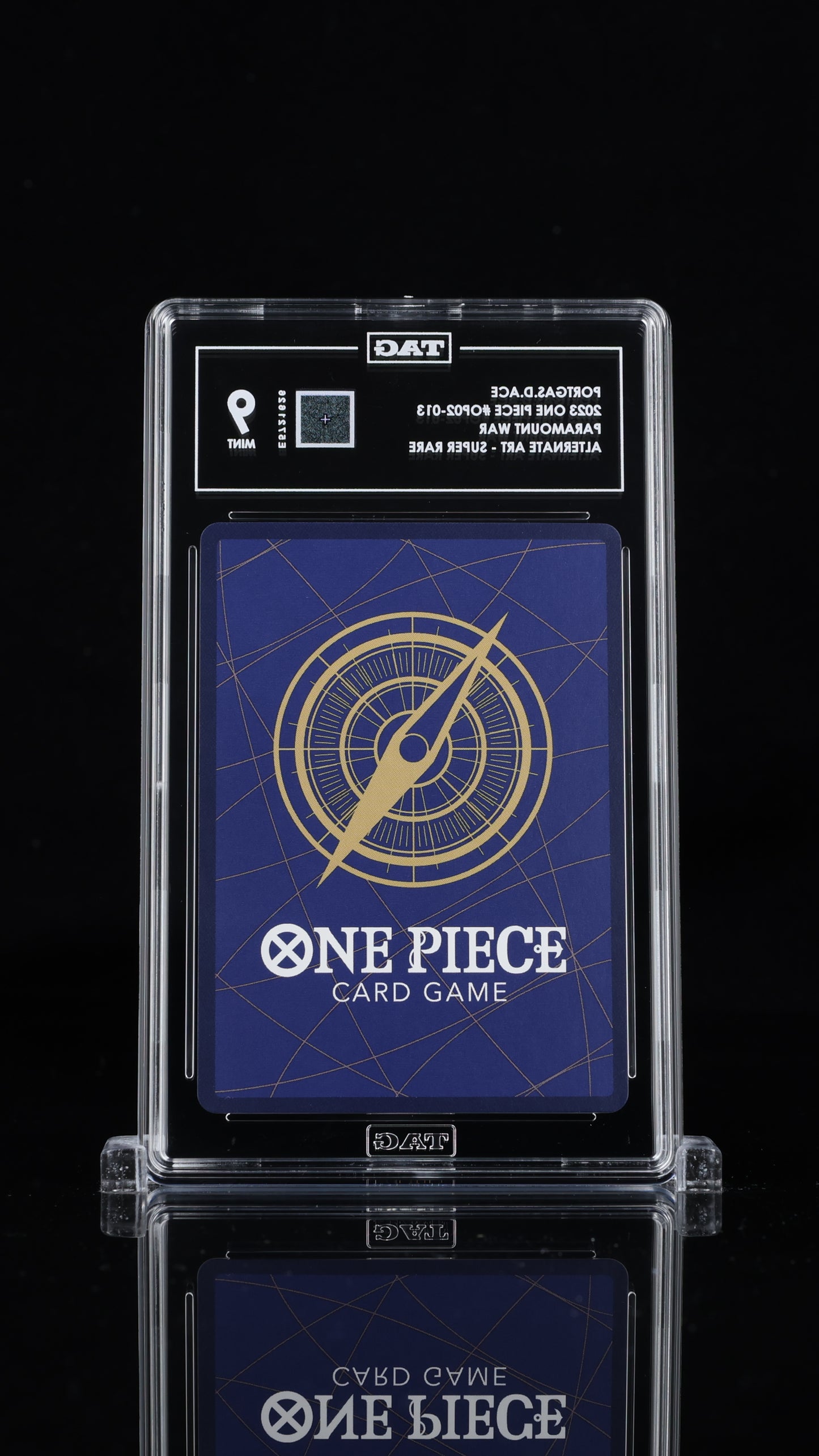 One Piece 2023 Portgas D Ace OP02-013 SR Alt Art EN - TAG 9