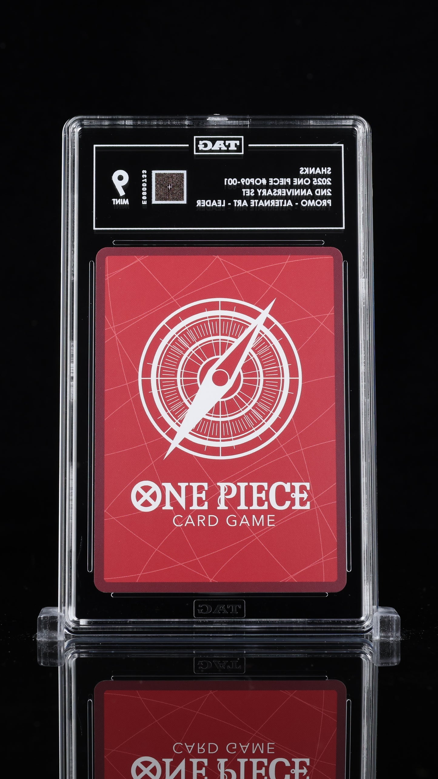 One Piece 2025 Shanks - 2nd Anniversary Promo - Alt Art - TAG 9