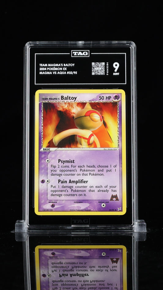 Pokemon 2004 Team Magma's Baltoy - Magma vs Aqua EX - 32/95 - TAG 9