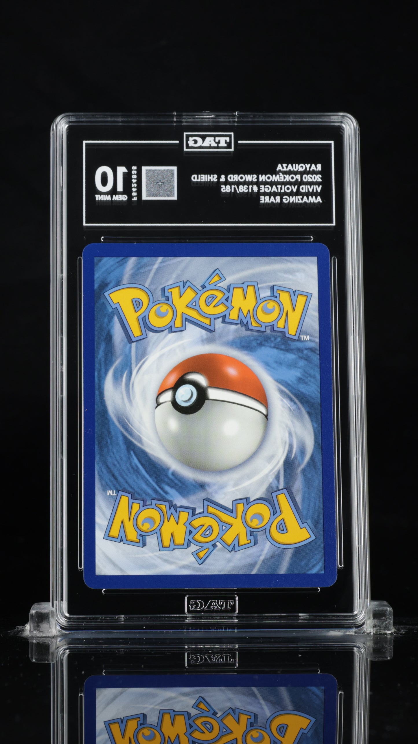 Pokemon 2020 Rayquaza - Vivid Voltage - Amazing Rare - 138/185 - TAG 10