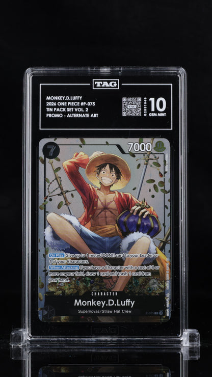 One Piece 2026 Monkey.D.Luffy - Tin Pack Set Vol. 2 Promo - TAG 10 "P3"
