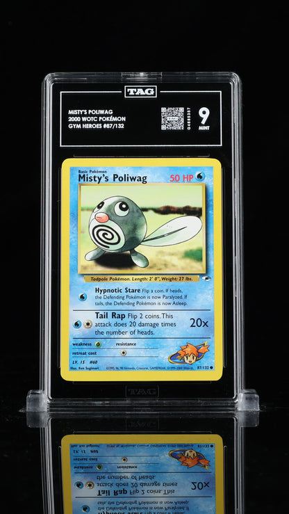 Pokemon 2000 Misty's Poliwag - Gym Heroes - 87/132 - TAG 9