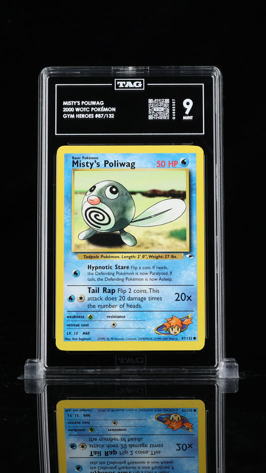 Pokemon 2000 Misty's Poliwag - Gym Heroes - 87/132 - TAG 9