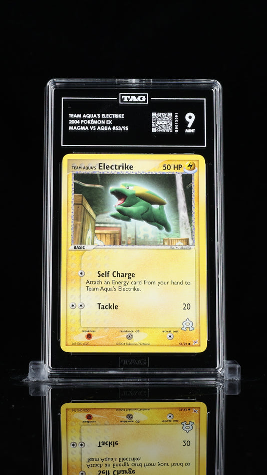 Pokemon 2004 Team Aqua's Electrike - Magma vs Aqua - 53/95 - TAG 9