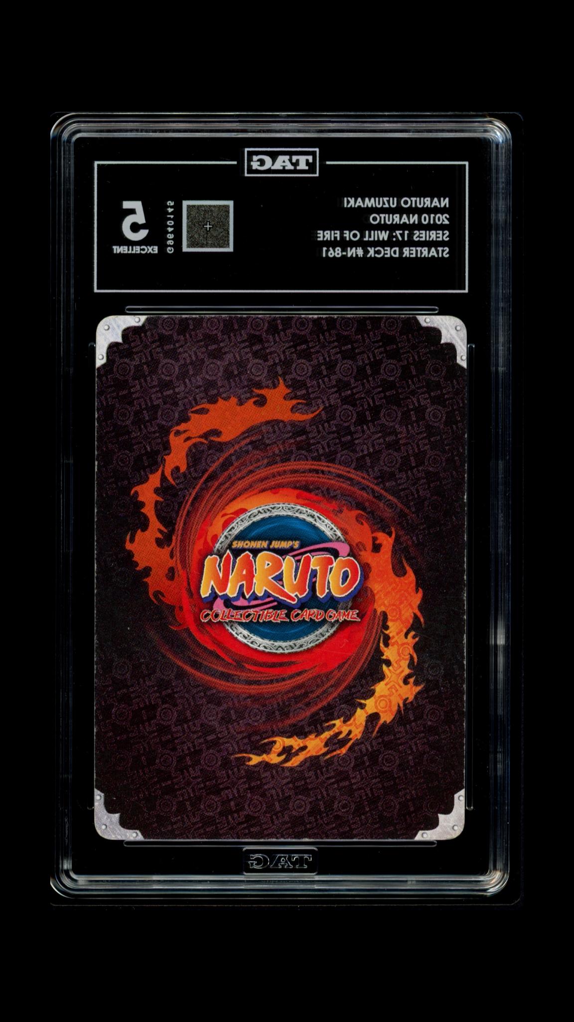 Naruto 2010 Naruto Uzumaki - Series 17: Will of Fire Starter Deck - TAG 5