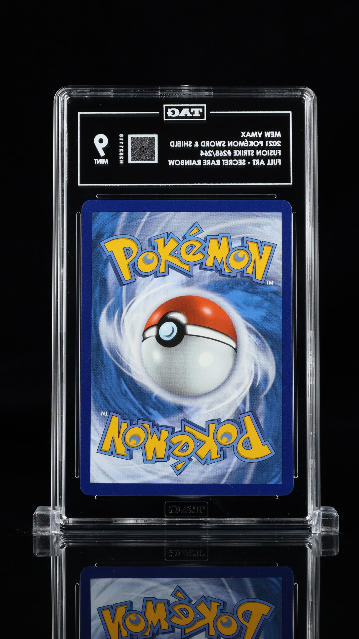 Pokemon 2021 Mew VMAX - Fusion Strike - Full Art SRR - TAG 9