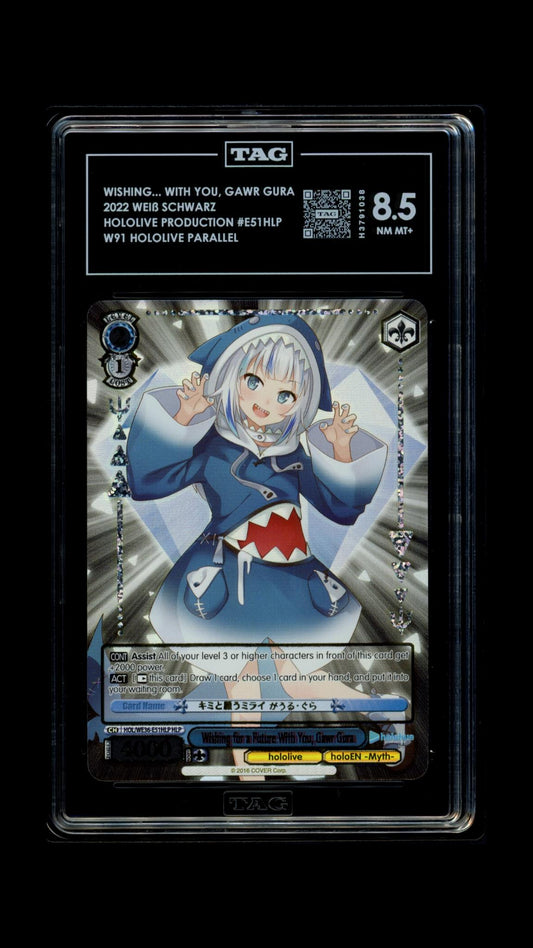 Weiss Schwarz 2022 Wishing for a Future With You, Gawr Gura - Parallel - TAG 8.5