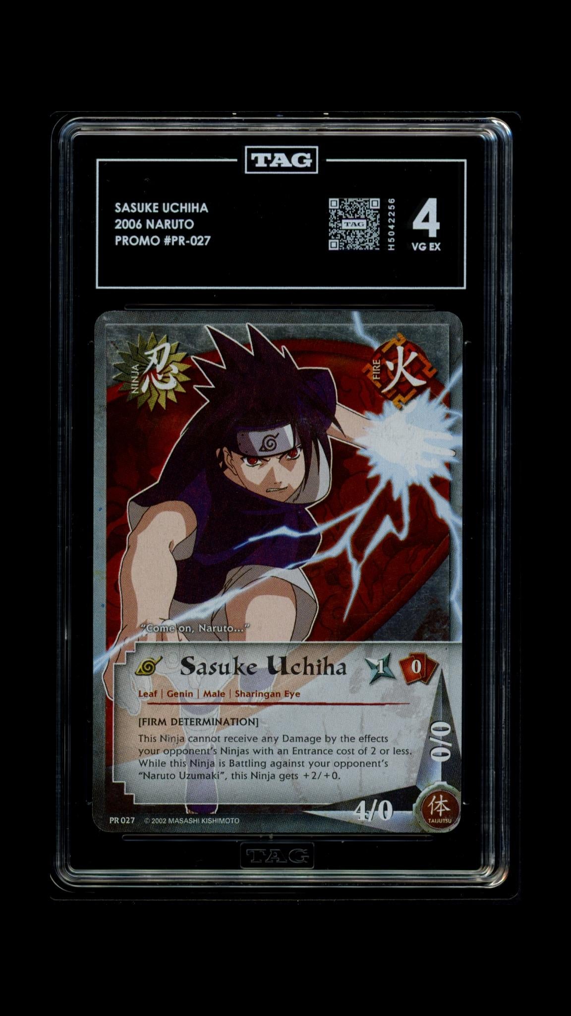 Naruto 2006 Sasuke Uchiha - #PR-027 Promo - TAG 4