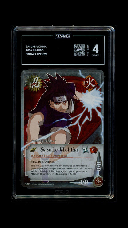 Naruto 2006 Sasuke Uchiha - #PR-027 Promo - TAG 4