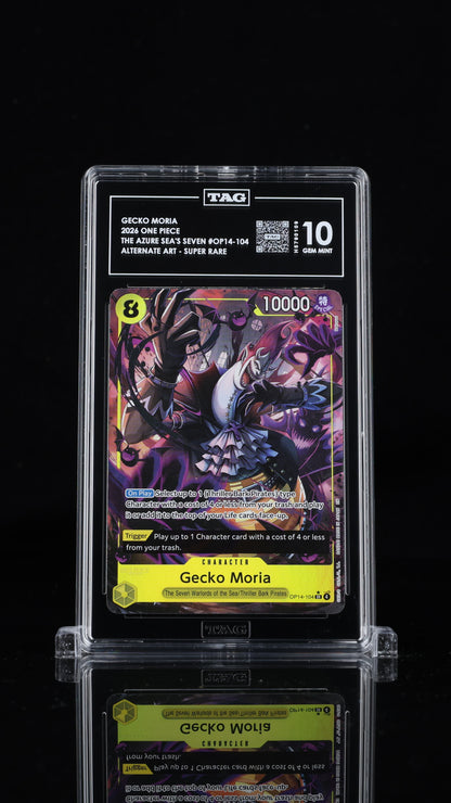 One Piece 2026 Gecko Moria OP14-104 SR Alt Art EN - TAG 10