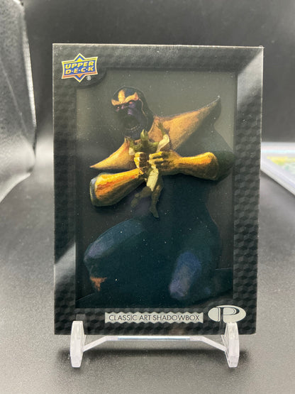 2017 Upper Deck Marvel Premier Classic Art Shadowbox Thanos “Saturn Devouring His Son” Francisco de Goya 1821  #CA-22