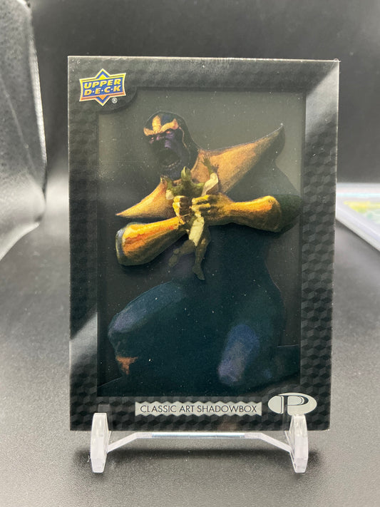 2017 Upper Deck Marvel Premier Classic Art Shadowbox Thanos “Saturn Devouring His Son” Francisco de Goya 1821  #CA-22