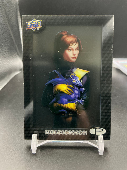 2017 Upper Deck Marvel Premier Classic Art Shadowbox Kitty Pryde “Lady with an Ermine” Leonardo da Vinci 1490  #CA-8