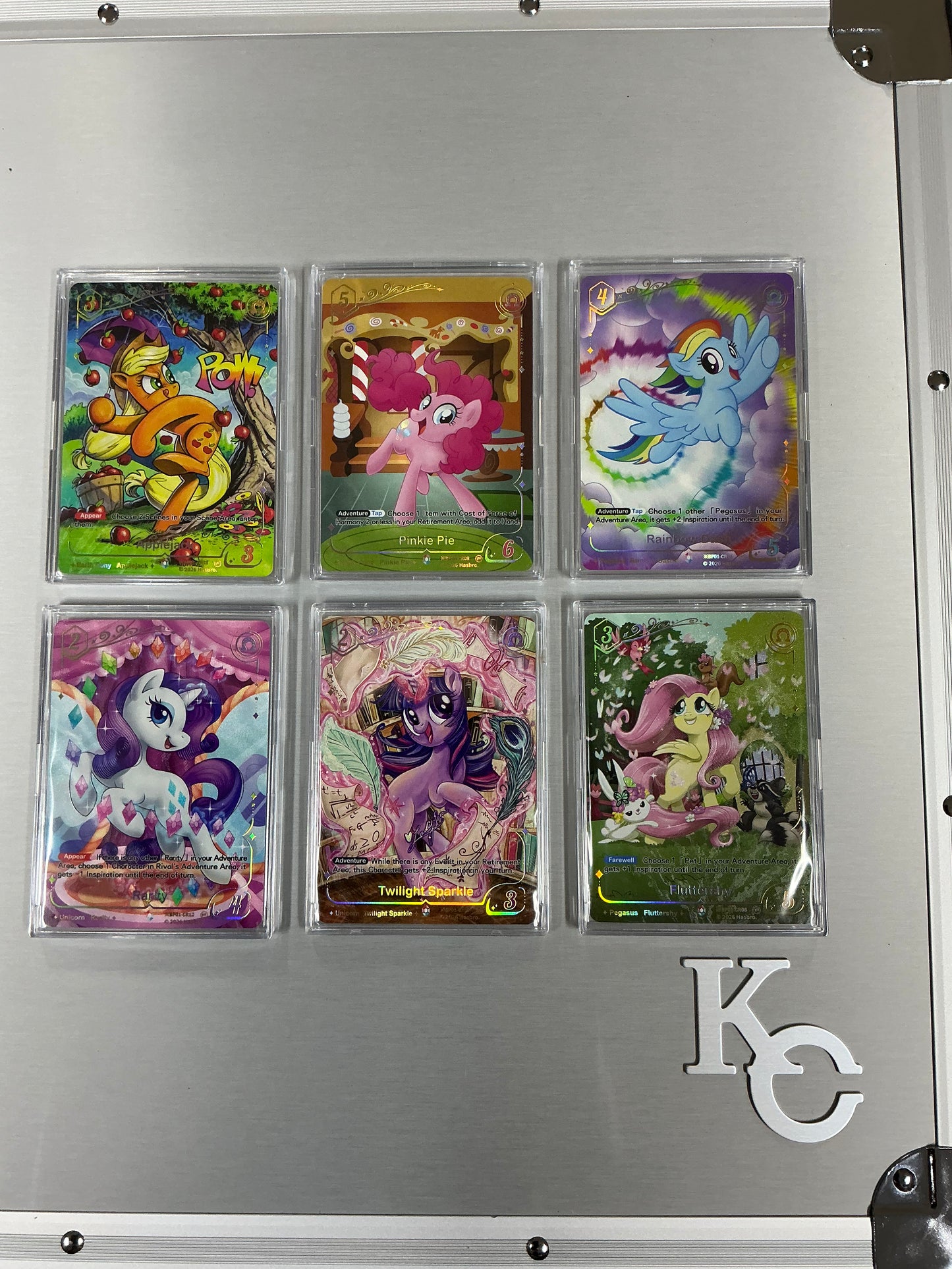 My Little Pony Kayou Anime Expo Full promo set BP01-CR07-CR12 INCLUDES RARE SIGNED TWILIGHT SPARKLE