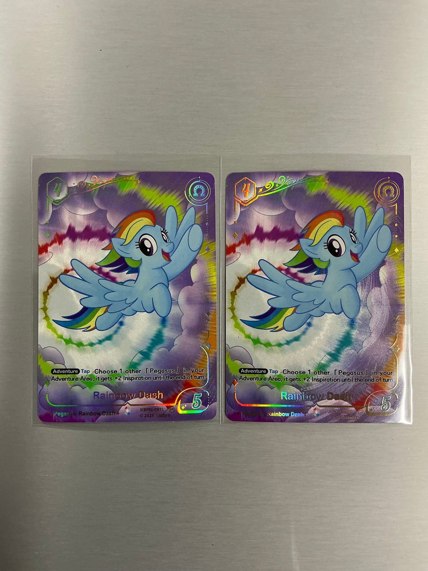 KAYOU Anime EXPO Promo My Little Pony TCG Rainbow Dash BP01-CR11 Holo NM 2026 X 1