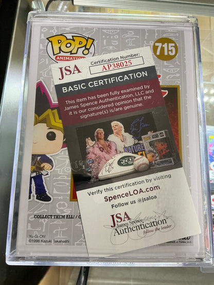 Dan Green Signed Funko Pop Yugi Muto 715 JSA CERT