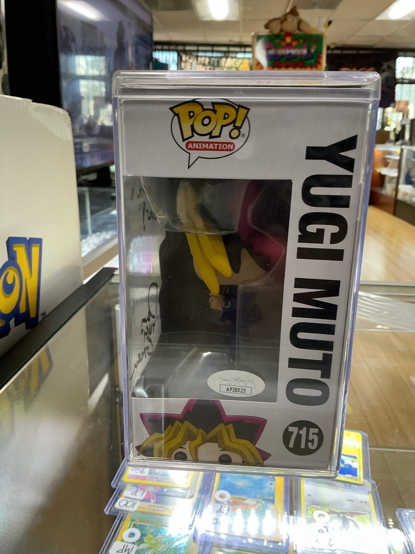 Dan Green Signed Funko Pop Yugi Muto 715 JSA CERT
