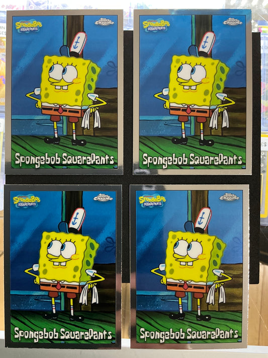 2025 Topps Chrome SpongeBob 25th Anniversary SpongeBob SquarePants #25 BASE X 1