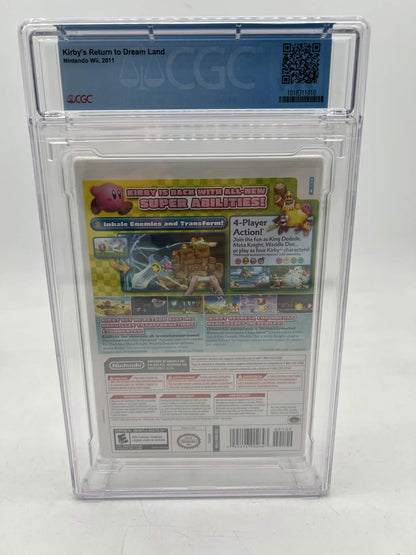 Kirby's Return to Dream Land - Nintendo Wii - 2011 - CGC Graded 9.4 A+