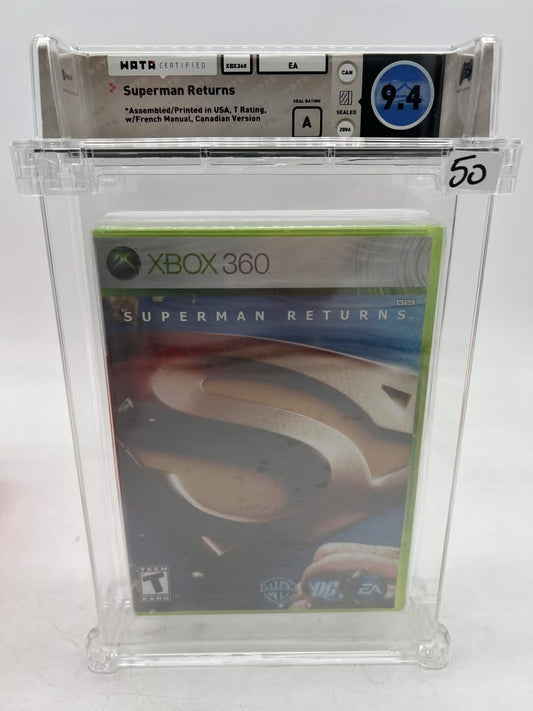 Superman Returns - Xbox 360 - 2006 - WATA Certified Graded 9.4 A