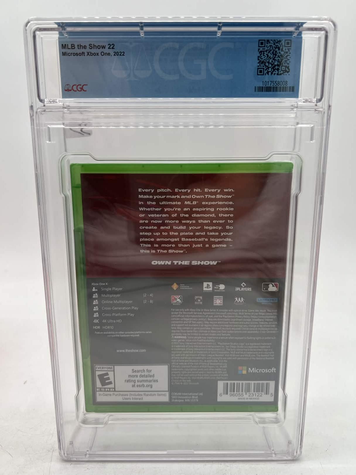 MLB the Show 22 - Microsoft Xbox One - 2022 - CGC Graded 9.6 A+