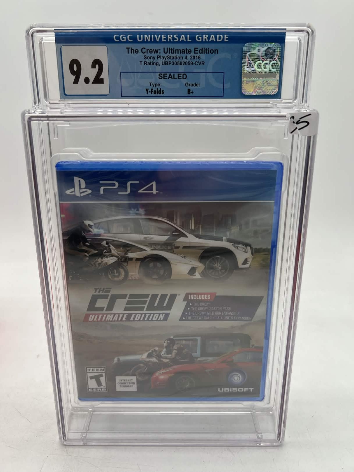 The Crew: Ultimate Edition - Sony Playstation 4 - 2016 - CGC Graded 9.2 B+