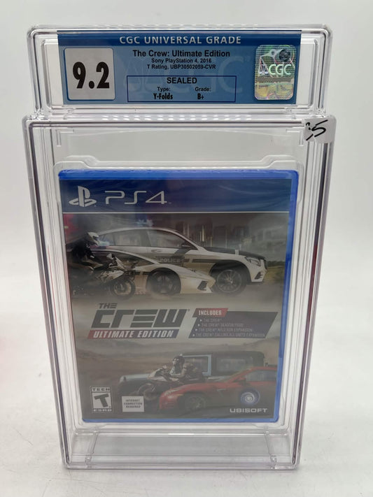 The Crew: Ultimate Edition - Sony Playstation 4 - 2016 - CGC Graded 9.2 B+
