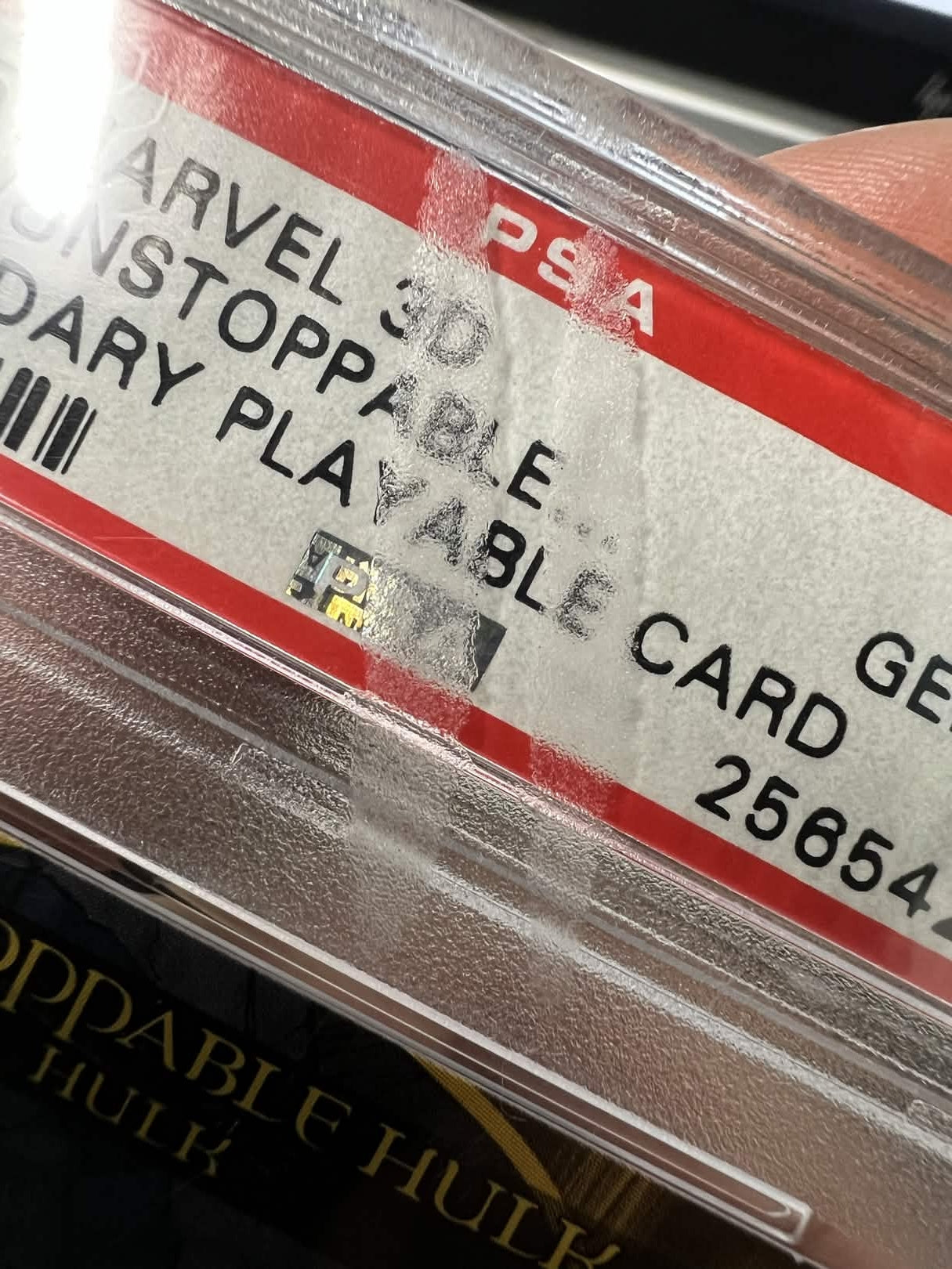 Marvel 3D 2015 Hulk/Unstoppable - PSA 10 - Very Rough Slab Condition (see photos)
