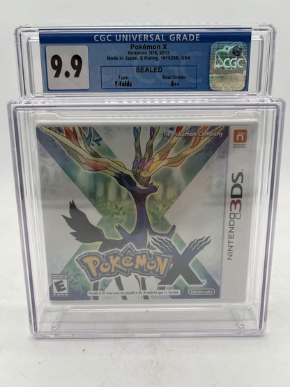 Pokemon X - Nintendo 3DS - 2013 - CGC Graded 9.9 A++
