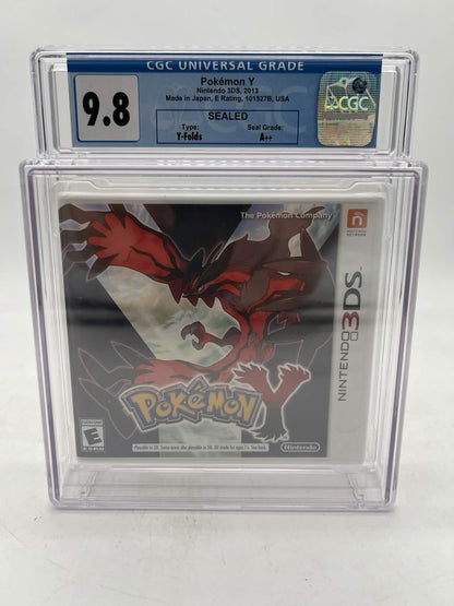 Pokemon Y - Nintendo 3DS - 2013 - CGC Graded 9.8 A++