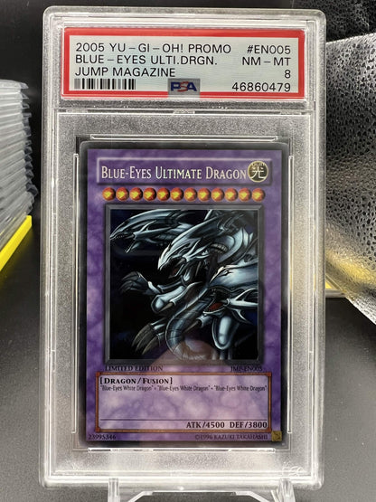 Yu-Gi-Oh! 2005 Blue-Eyes Ultimate Dragon - Jump Magazine Promo - PSA 8