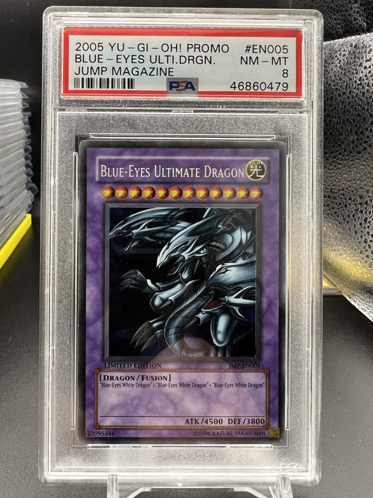 Yu-Gi-Oh! 2005 Blue-Eyes Ultimate Dragon - Jump Magazine Promo - PSA 8