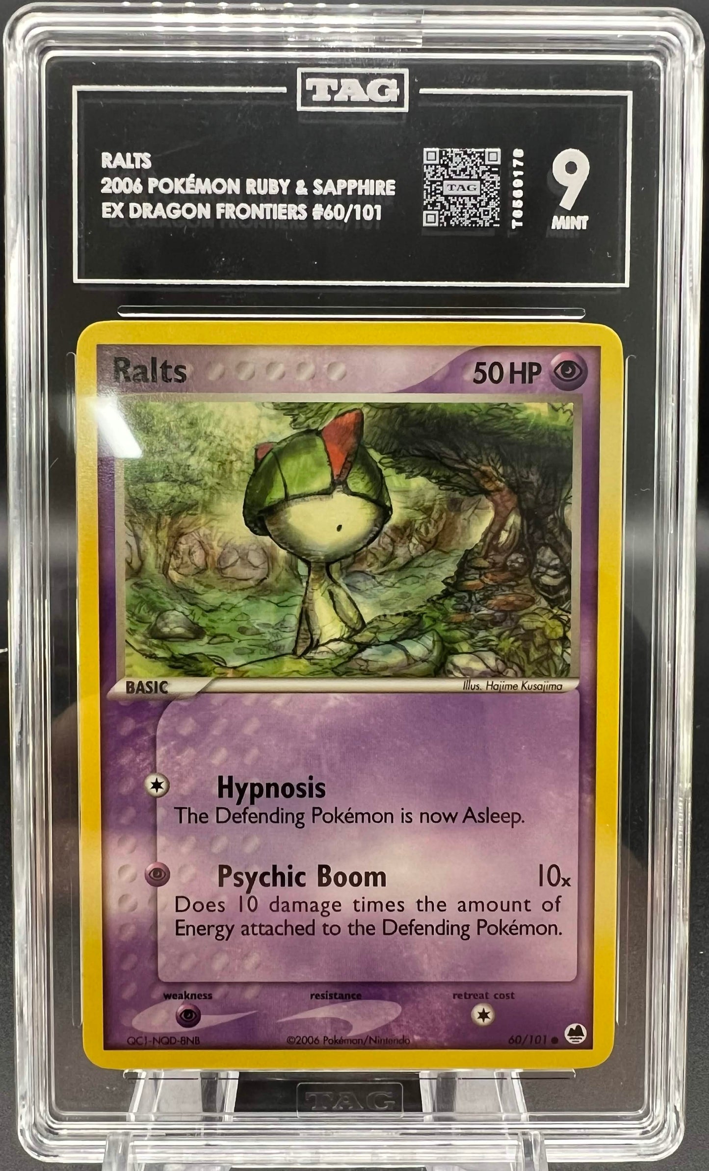 Pokemon 2006 Ralts - Dragon Frontiers EX - 60/101 - TAG 9