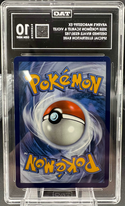 Pokemon 2025 Arven's Mabosstiff ex - Destined Rivals - SIR - TAG 10