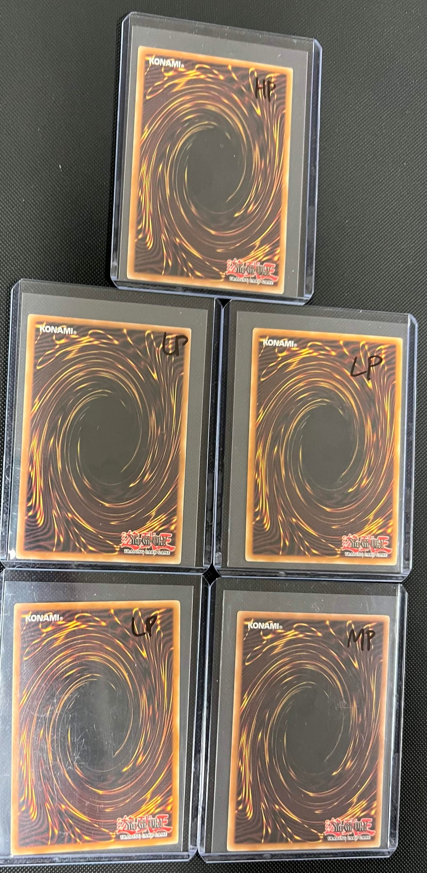 Yu-Gi-Oh 2002 Exodia The Forbidden One SET (5 PIECES) LOB 120-124