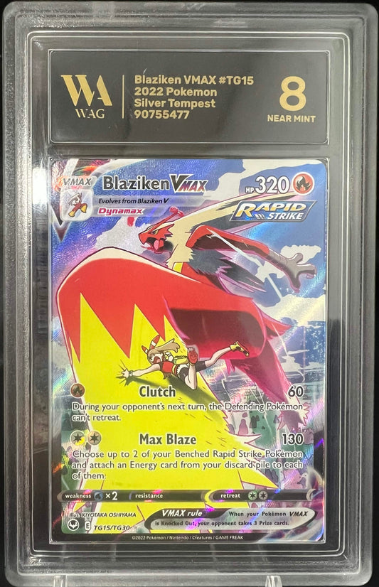 Pokemon 2022 Blaziken VMAX - Silver Tempest - #TG15 - WAG 8