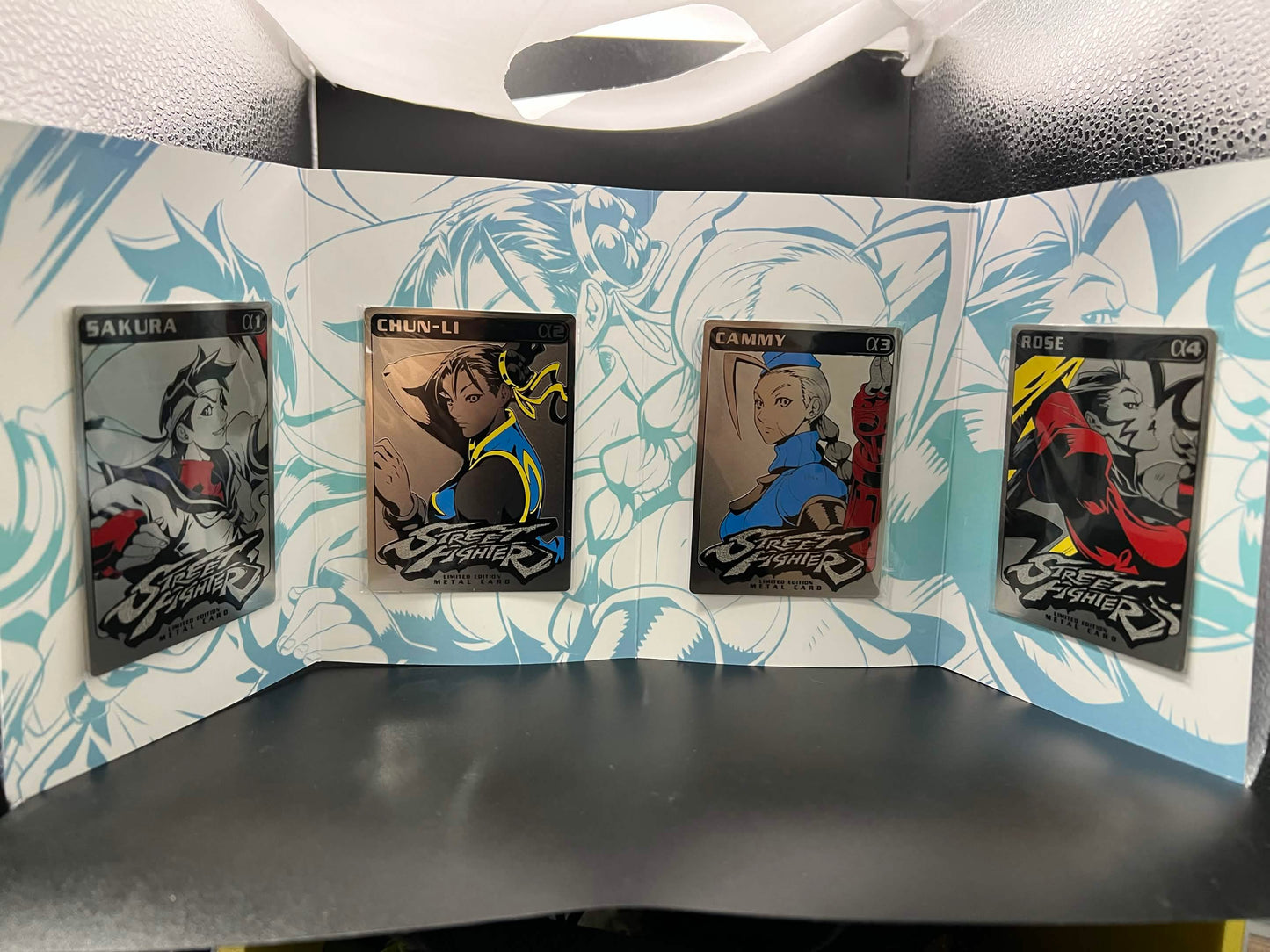 UDON The Ladies of Street Fighter Alpha Metal Card Set LE - SDCC 2018