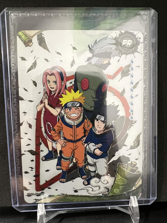 Kayou Naruto Card NREA-PR-002 Promo Holographic - Team 7 PR Card Sealed