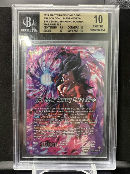DBS Masters 2024 SS4 Vegito SPW/SS4 Son Goku/Vegeta - Beyond Gens SLR - BGS 10