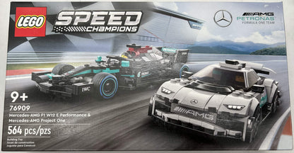 LEGO Speed Champions 76909 Mercedes-AMG F1 W12 & Project One 2-Car Set Sealed