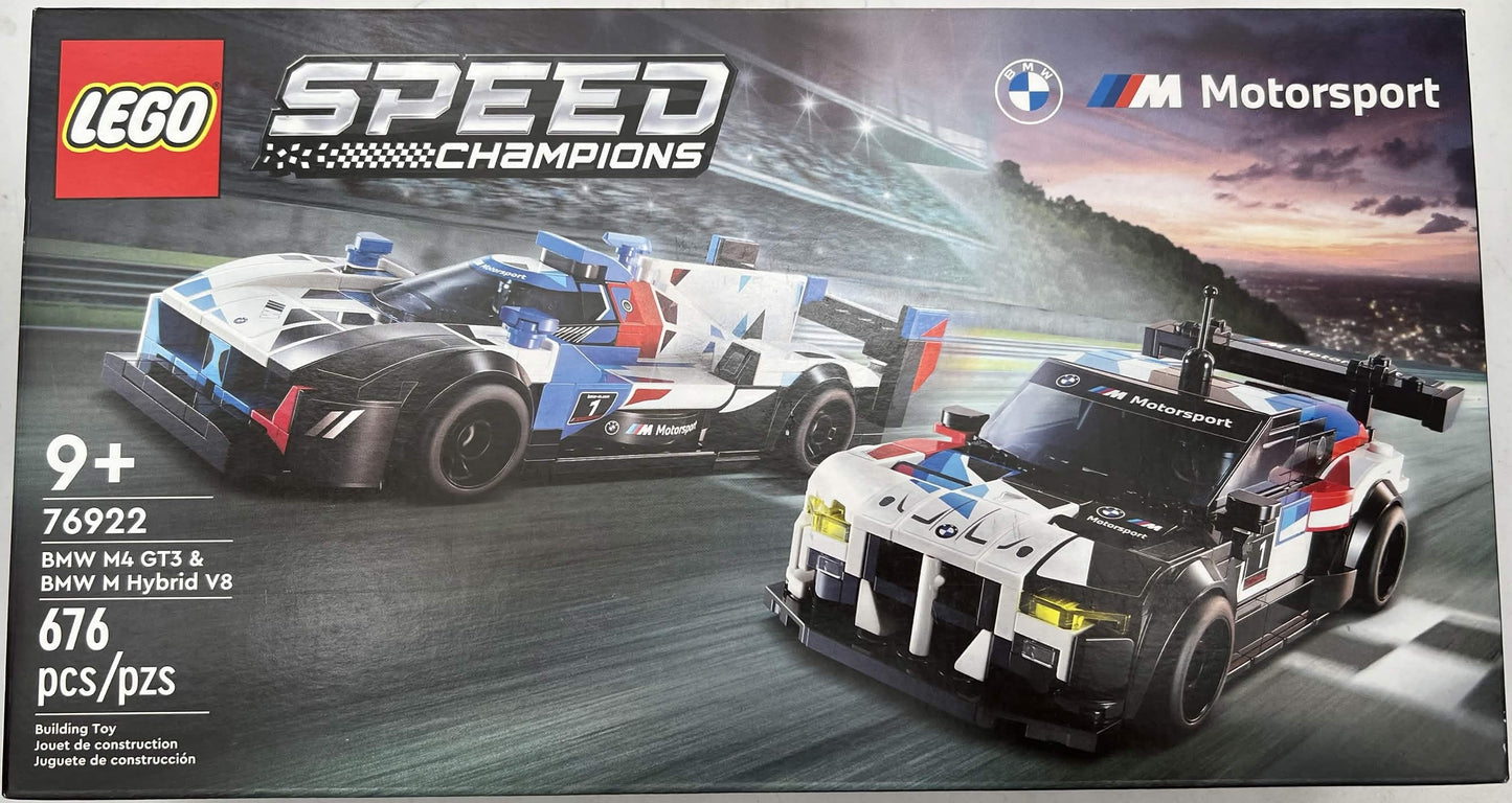 LEGO Speed Champions 76922 BMW M4 GT3 & BMW M Hybrid V8 Sealed